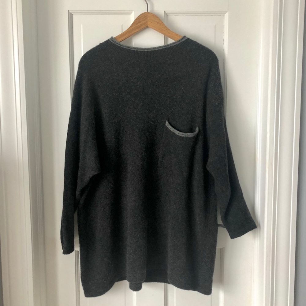 Benetton dark gray sweater
